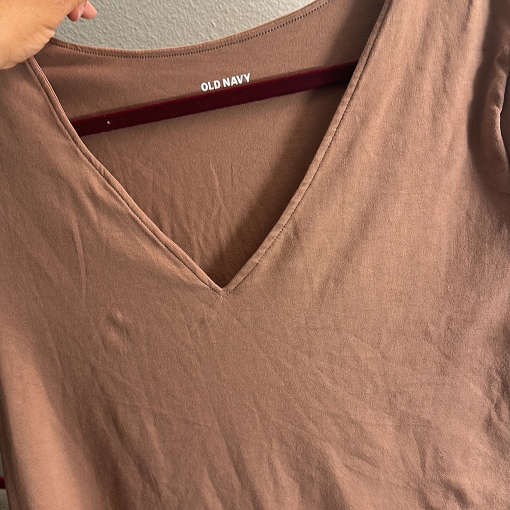 COPY - Old Navy Short sleeve Fitted V neck Bodysuit Size XXL